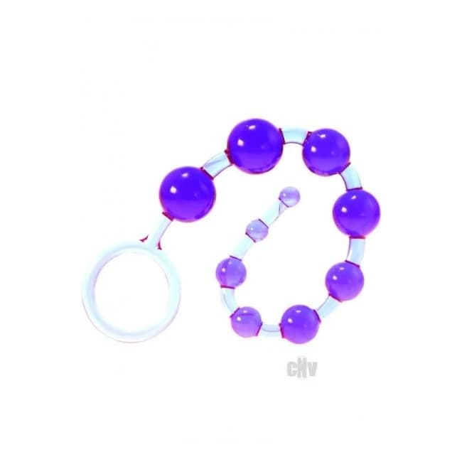 Kinx Dragonz Tail Anal Beads Violet Os - Image 1