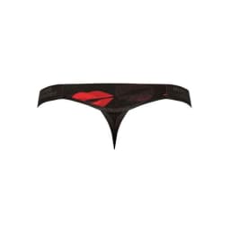 Kiss Me Micro Thong V Lips Print, image 7