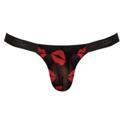 Kiss Me Micro Thong V Lips Print, image 8