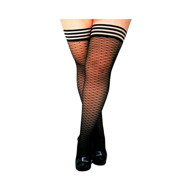 Kixies Dannalynn Black Ribbed Size D - Image 1