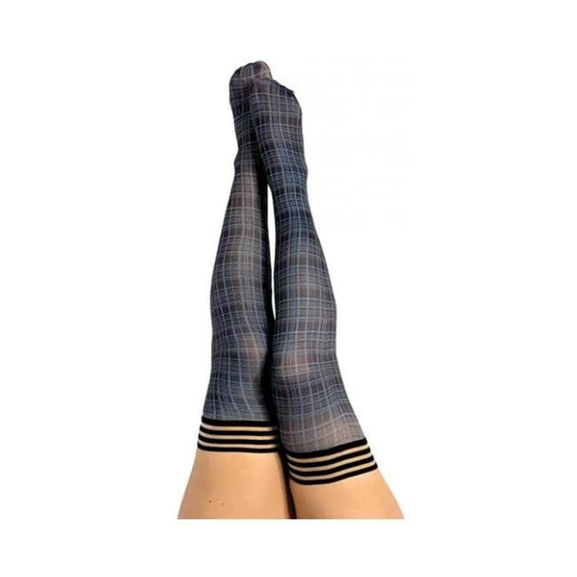 Kixies Debbie Navy Plaid - Size C - Image 1