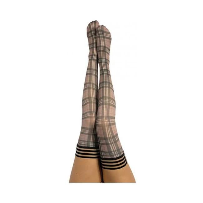 Kixies Lori Tan/grey Plaid - Size a - Image 1