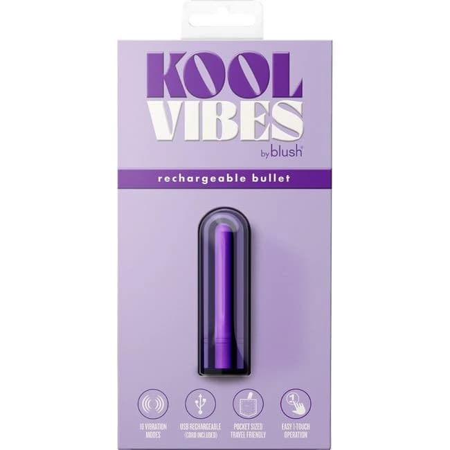 KOOL VIBES - RECHARGEABLE MINI BULLET - GRAPE  - Image 1