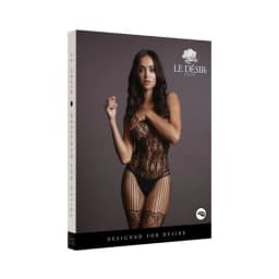 Lace and Fishnet Bodystocking, image 3