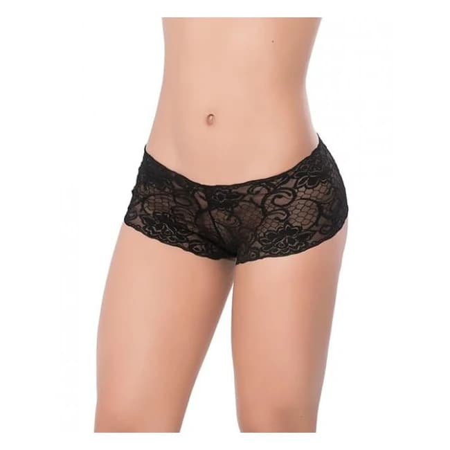 Lace Boyshort Black - Image 1