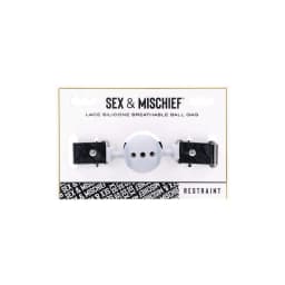 Lace Breathable Ball Gag Silicone, image 2