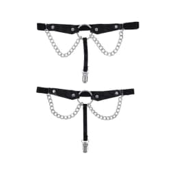 Lace Chain Lace Garters, image 3