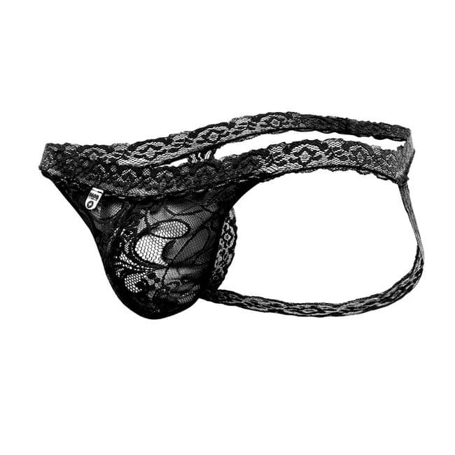 Lace Jockstrap Black L/xl - Image 1