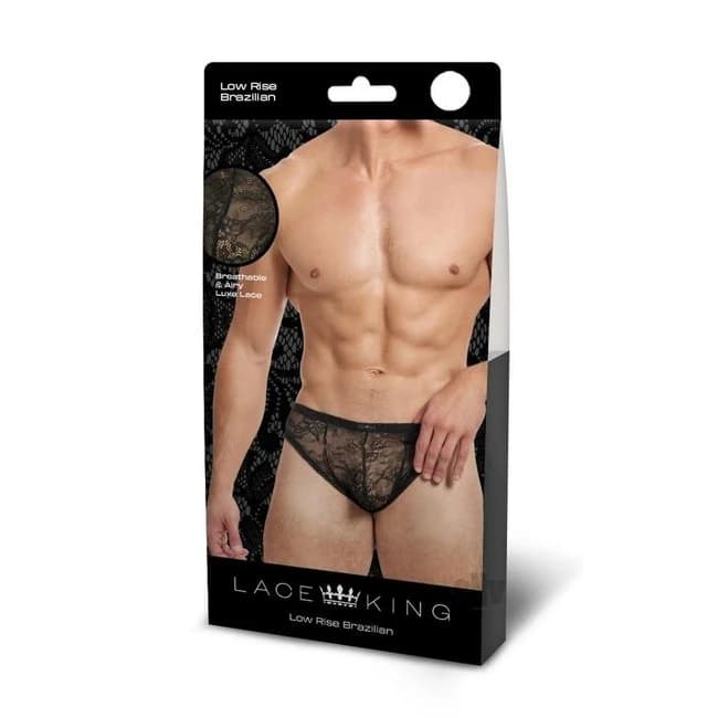 Lace King Lace Bikini S//m Blk - Image 1