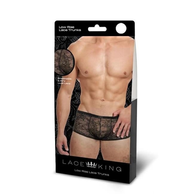 Lace King Lace Boxers M/l Wht - Image 1