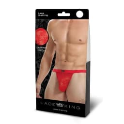 Lace King Lace Gstring Blk, image 6