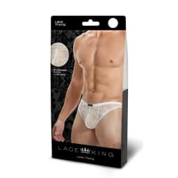 Lace King Lace Thong Blk, image 5