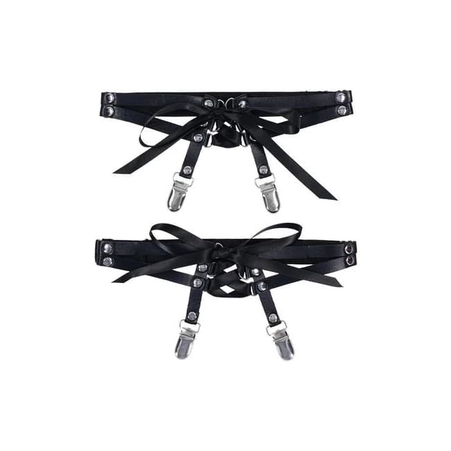 Lace Laced Up Garters - Image 1