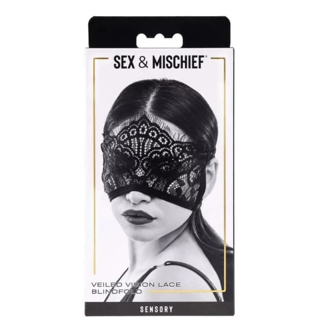 Lace Veiled Vision Blindfold - Image 1