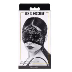 Lace Veiled Vision Blindfold, image 1