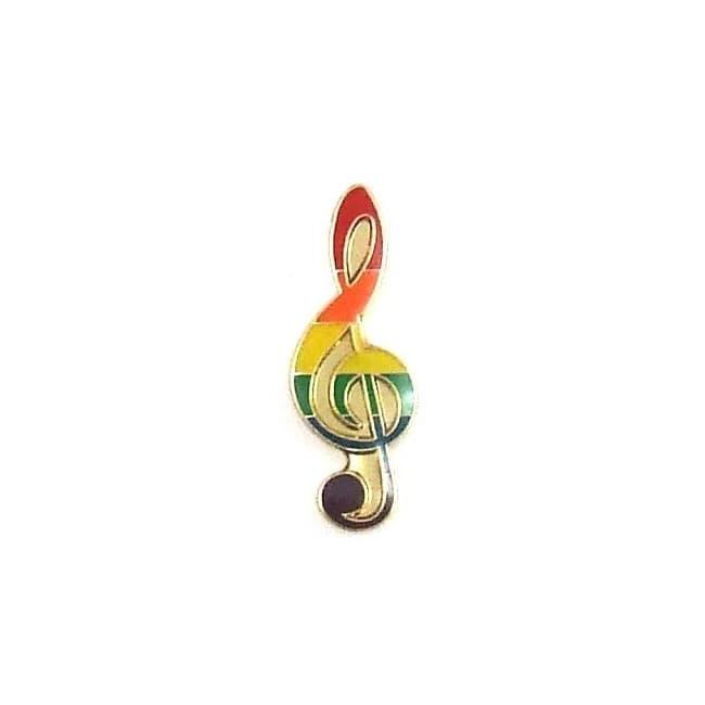 Lapel Pin Rainbow Note - Image 1