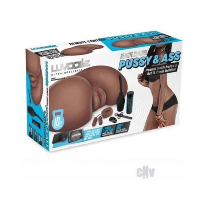 Ld Remote Vibrating Butt Mocha - Image 1
