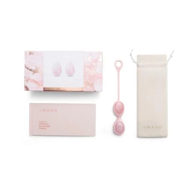 Le Wand Crystal Yoni Eggs Rose Quartz - Image 1