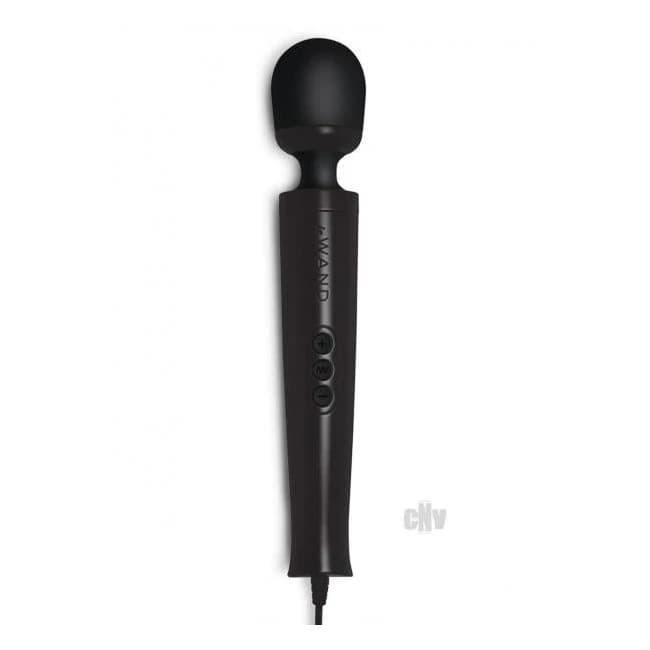 Le Wand Diecast Plug Massager Blk - Image 1