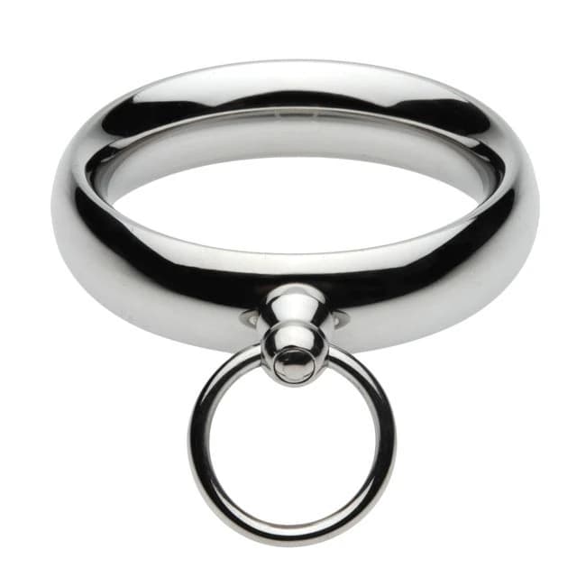 Lead Me Stainless Steel Cock Ring- 1.75 - Image 1