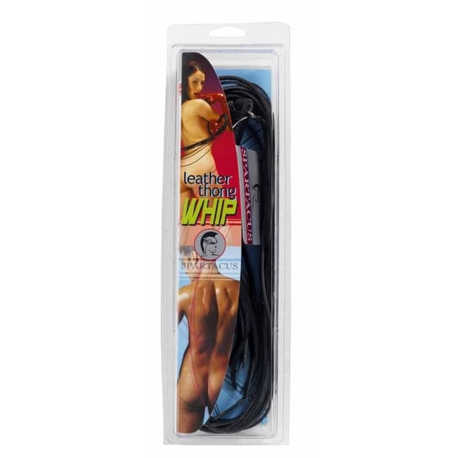Leather 20in Thong Whip - Image 1