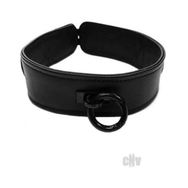 Leather Collar Black - Image 1