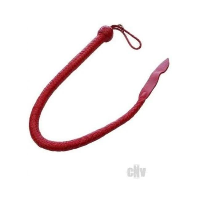 Leather Devil Tail Whip Red - Image 1