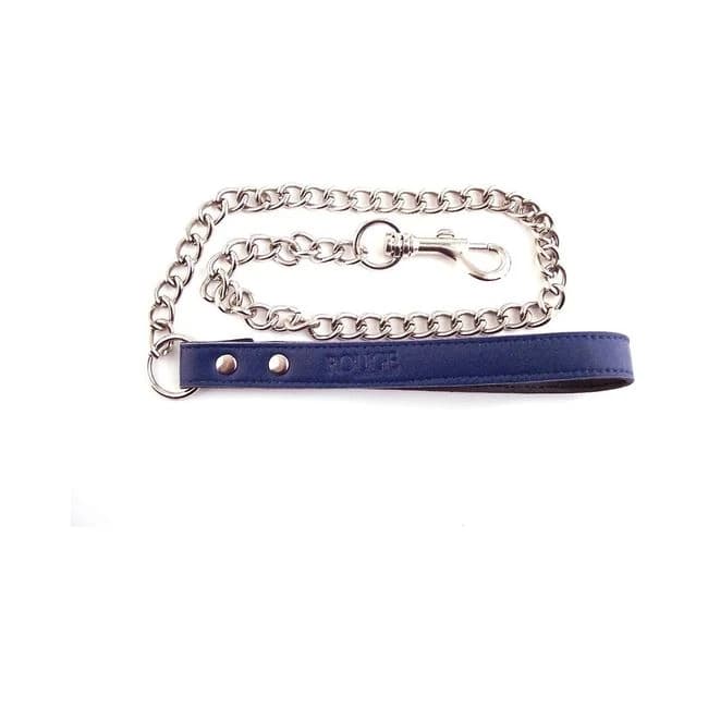 Leather Lead with Chain - Image 1