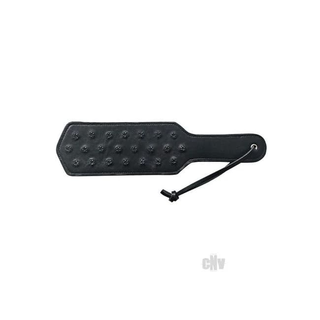 Leather Pin Prick Paddle Black - Image 1