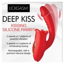 Lg Deep Kiss Silicone Rabbit, image 3