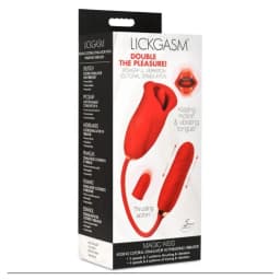 Lg Magic Kiss Clit Stim W/ Thrusting Vibe, image 1
