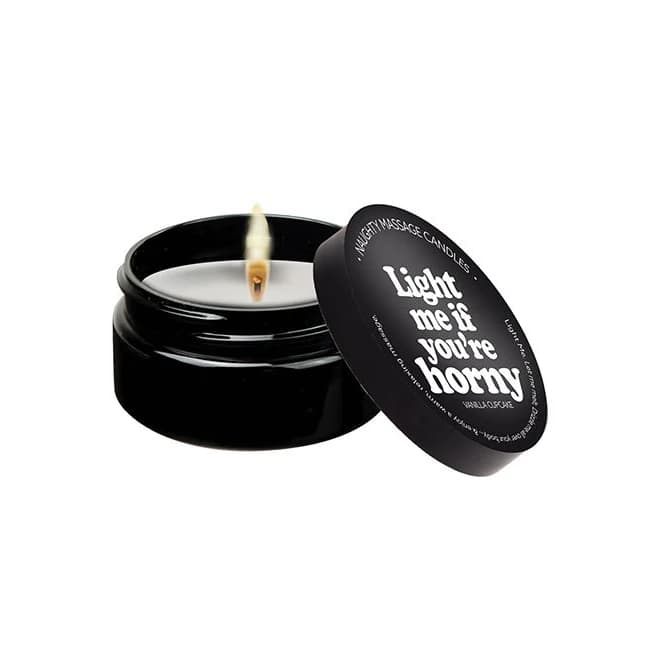 Light Me If Youre Horny 2oz Massage Candle - Image 1