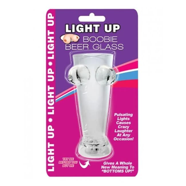 Light Up Boobie Beer Glass - Image 1