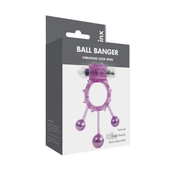 Linx Ball Banger Cock Rings Purple Os - Image 1