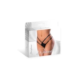Liquid Onyx Crotchless Panty, image 2