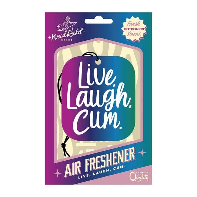 Live Laugh Cum Air Freshener - Image 1