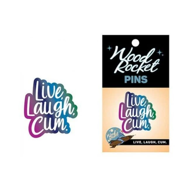 Live, Laugh, Cum Pin - Image 1