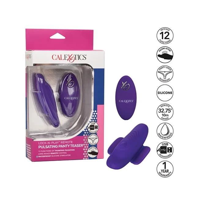 Lock-n-play Remote Pulsating Panty Teaser - Image 1