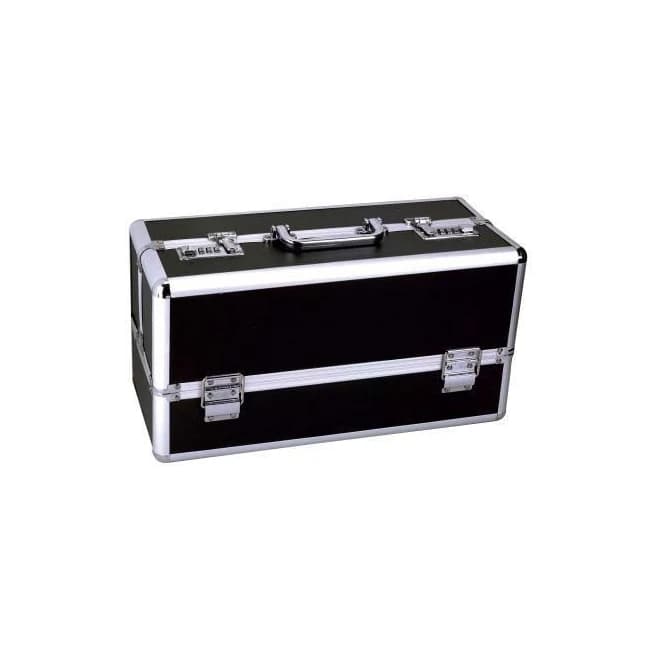 LOCKABLE VIBRATOR CASE BLACK LARGE  - Image 1