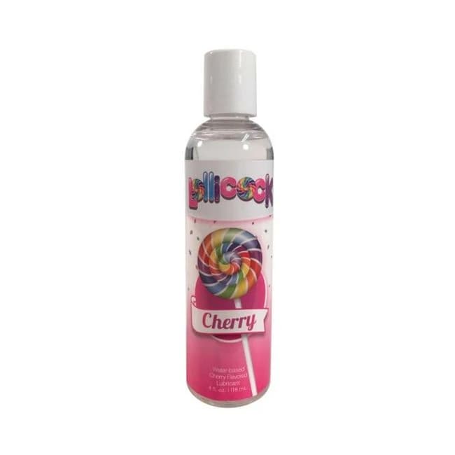 Lollicock Water Base Lube Cherry 4oz - Image 1