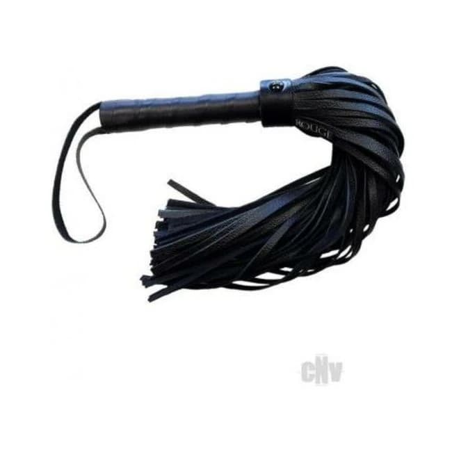 Long Leather Flogger Black - Image 1