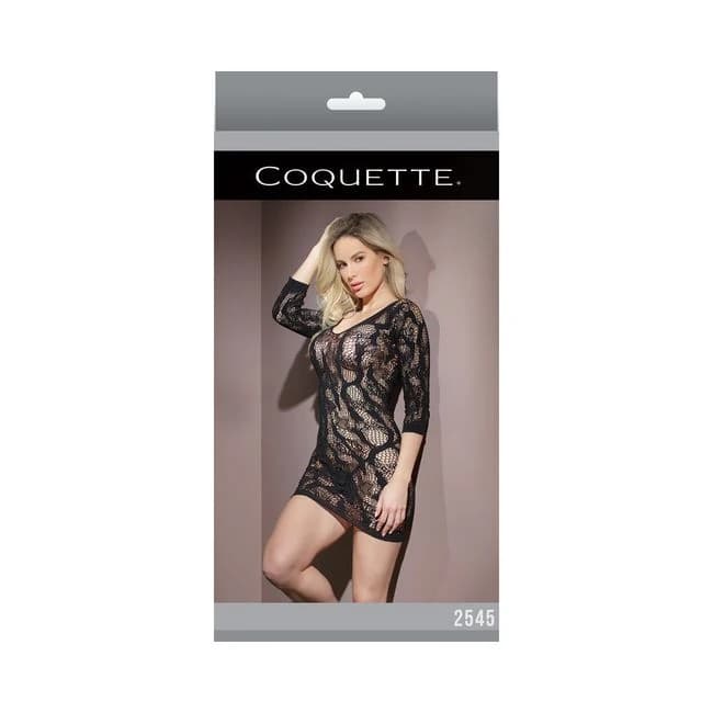 Long Sleeve Dress Black Os - Image 1