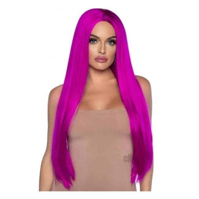 Long Straight 33 Cntr Part Wig O/s Ras - Image 1