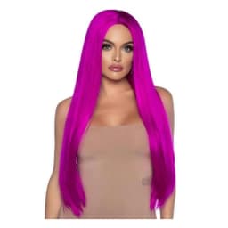 Long Straight 33 Cntr Part Wig Bln, image 1