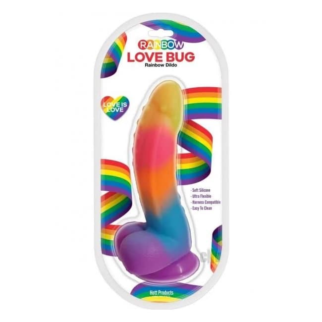 Love Bug Dildo Rainbow - Image 1
