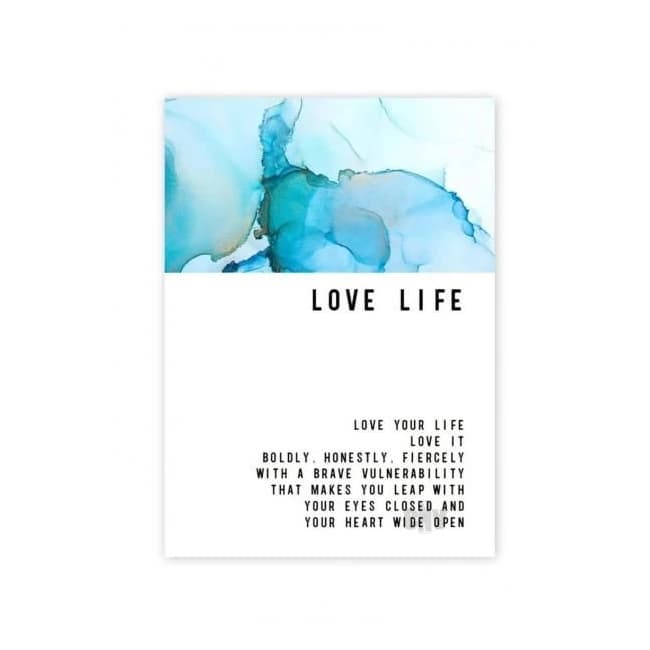 Love Life Greeting Card - Image 1