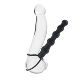 Love Rider Beaded Dual Penetrator Black, image 1