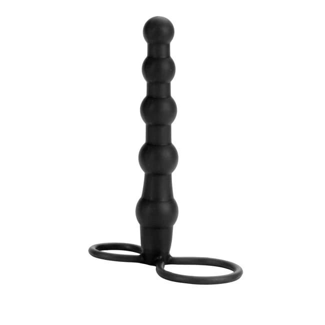 Love Rider Beaded Dual Penetrator Black - Image 5