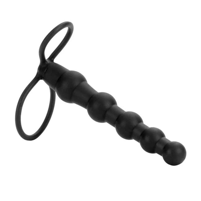 Love Rider Beaded Dual Penetrator Black - Image 7