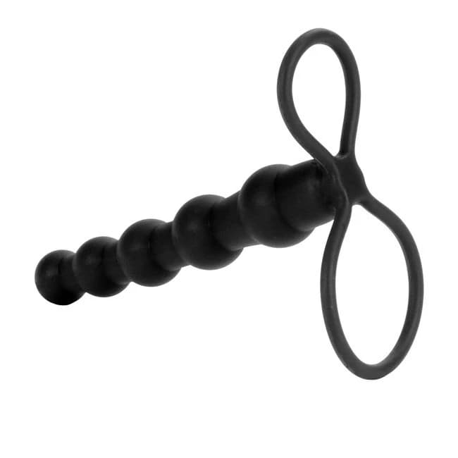 Love Rider Beaded Dual Penetrator Black - Image 8